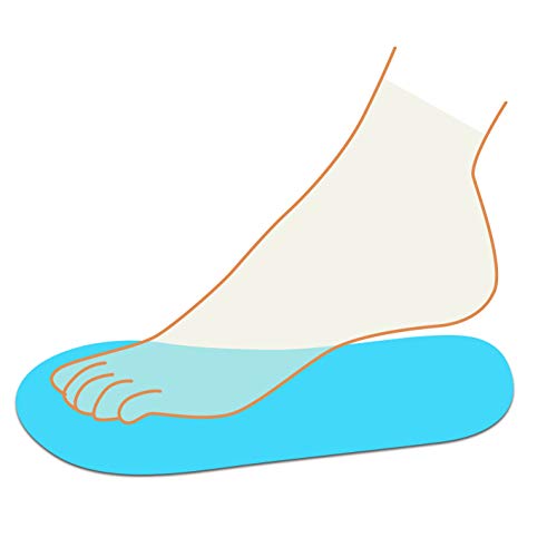 Deluxe 30Pairs(60Feets) Stick on Feet Pads Protectors PRO Sunless Airbrush Spray Tanning Tent Foot Protection (Blue)