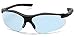 Pyramex Fortress Safety Eyewear, Infinity Blue Lens With Black Frame