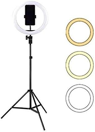 Kit Completo Ring Light Com Tripé Dimmer Youtuber Selfie Pro