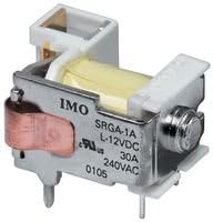 IMO PRECISION CONTROLS SRGA-1A-SL-12VDC POWER RELAY SPST-NO 12VDC, 30A, PC BOARD (1 piece)