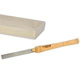 Hurricane Turning Tools, Woodturning Square Nose Scraper, High Speed Steel, 3/4 Inches Nose