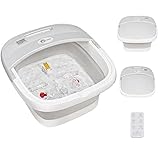Foot Spa, LCRUNONE Heated Electric Foot Bath with