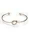 CHICNOW Wedding Party Maid of Honor Proposal Bangle Rose Gold Bracelet (Rose Gold Set of 5)