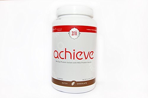 1x Zrii ACHIEVE Mix Soy Protein Isolate with Milk Protein Isolate Dutch Chocolate by Zrii