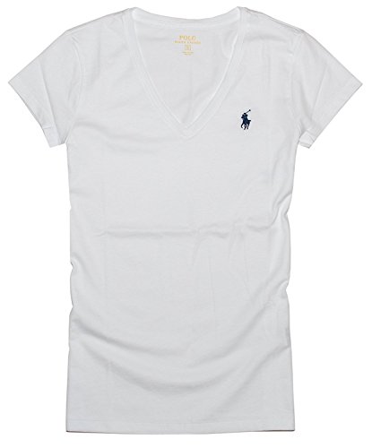 polo ralph lauren white v neck tees