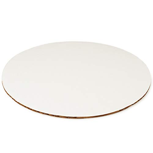 Round Cake Boards By Pro Dispose – Set Of 24 White Cake Circles – 6 Of Each Size Cake Rounds (6, 8, 10 & 12 Inches) – Ideal For Cake Decorating & Multi-Tier Stacked Cakes – Slip Resistant & Food Safe - Thumbnail 2