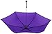 Fidus Small Windproof Travel Umbrella - Compact Folding Light Portable Sun & Rain Outdoor Golf Umbrella for Women Men Kids-Purple