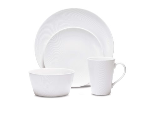 Noritake WoW Dune 4-Piece Place Setting, White
