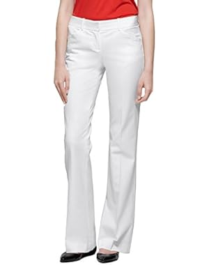 Theory Max C Stretch Trousers, White, 6