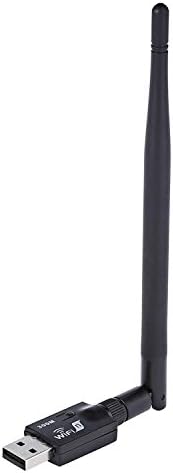 Chliste WiFi Bluetooth Adapter Wireless 300Mbps WiFi Network Dongle Adapter with External Antenna for Desktop/Laptop/PC, Supports Windows 10.1/8.1/8/7/XP/Vista/Android