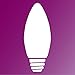 Philips 458620 LED Dimmable F15 Soft White Light Bulb with Warm Glow Effect 500-Lumen, 2700-2200-Kelvin, 7-Watt (60-Watt Equivalent), E26 Base, Clear, 4-Pack