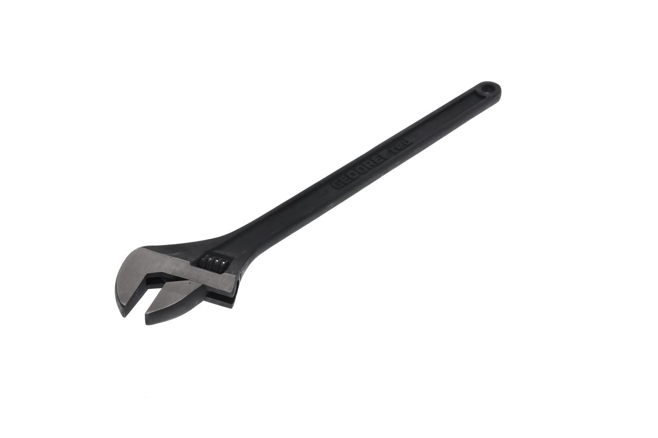 GEDORE red Adjustable spanner, AF 62 mm (2 7/16"), Scale, Swedish pattern, Phosphated, R03800024