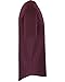 ShirtBANC Hipster Hip Hop Elong Drop Cut Mens Shirt Longline Dropcut Tshirt Wine