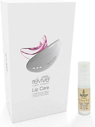 Jadience - reVive Lip & Skincare Beauty Kit - FDA Cleared Lip Plumper Device & .17oz Anti Wrinkle Serum: Plump your Lips while Reducing Upper Lip & Smile Lines + Hyaluronic Acid, Aloe Vera & Green Tea