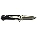 ANVIL BLADESMITHS - BULLSHARK 8CR13 - Folding Pocket Knife - Straight Blade Silver - Assisted Open