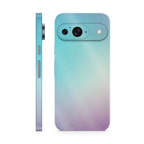 Glossy Glitter Phone Skin Compatible with Google Pixel 9 - Vivid Fog - Premium…