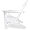 POLYWOOD SBA15WH South Beach Adirondack Chair, White