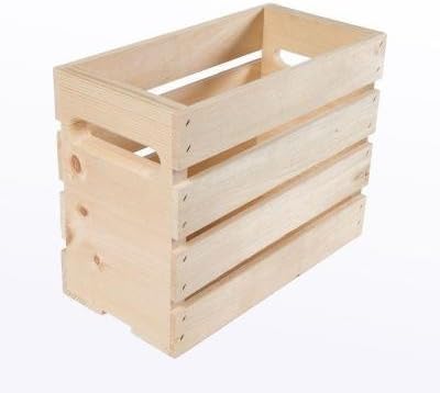 12.5 in. x 6.625 Inch x 9.5 Inch Growler Small Wood Crate (2-Pack)