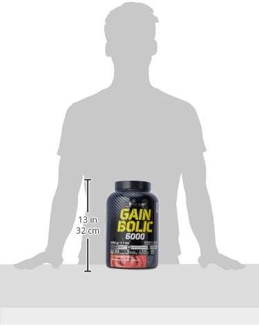 Olimp Labs Gain Bolic 6000 Powder, Strawberry, Flavour, 3.5 kg, Gain Bolic 6000 3.5 kg tub Strawberry, White, 3.5kg - Image 4