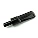 OLD FOX DIY Short Straight Saddle Pipe Stem Replacement Tobacco Pipe Mouthpiece Fit 3mm Filter BE0010