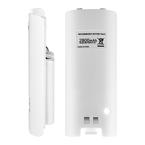 Batteries Pack for Wii Remote Controllers, Lavuky WD04 Rechargeable