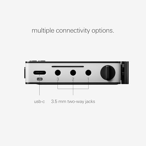 Teenage Engineering TP-7 Portable Digital Audio Recorder with USB-C Audio Interface, Bluetooth, Internal Microphone, Speaker and 128 GB Storage (Black)