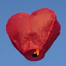 Leegoal 7 Pcs Sky Lanterns - Assorted Colors