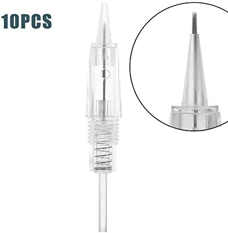 Tattoo Needles - 10Pcs Stainless Steel Professional Disposable Needle Suitable for Eyebrow Lip Tattoo (5 pins)