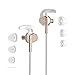 AILIHEN SE1200 Sport Headphones with Microphone Volume Control for Running Gym - Noise Isolating In-ear Earbuds Earphones for iPhone Android Laptop (Rose Gold)