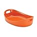Rachael Ray Solid Glaze Ceramics Bakeware/Baking Pan Set, Oval - 2 Piece, Orange