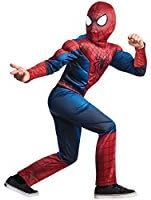 BABY AND BLOSSOMS The Amazing Premium Muscular Spiderman Boys Costume for 6 to 7 Years )
