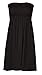 GirlsWalk Women's Plus Size Plain Boob Tube Bandeau Sheering Top Black