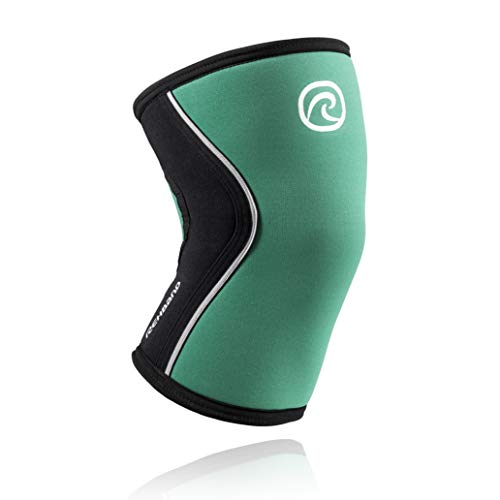 Rehband Rx Knee Sleeve 5mm - Emerald Green - X-Large (Best Team For Emerald)