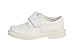 Boys Matte Dress Shoes w/ Hook and Loop Fastener Strap White 3Y