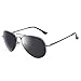 MT.MIT Classic Aviator Polarized Metal Frame Sunglasses 100% UV Protection