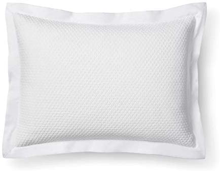 Amazon Com Fieldcrest Diamond Matelasse Sham Standard White