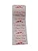 Just Paper Roses – Printed Toilet Paper Roll – WHITE – 2-PLY – 1 COUNT – I Love You From Top to Bottom Message, Valentine’s Gag Gift for Him or Her, Made in USA, Funny Bathroom Gift Idea