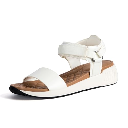 JBU Women's Carrie Casual Flexible Adjustable Platform Sandal at Amazon