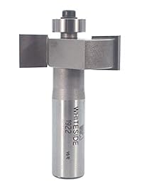 Whiteside Router Bits 1922 rabbeting unirse y Bit de asignación de fechas para galletas con 1   1 2 Pulgadas Y 1 2 Pulgadas Profundidad de corte de gran diámetro