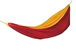 Color Cloud Hammocks Double Travel Hammock (Dark Red/Yellow)