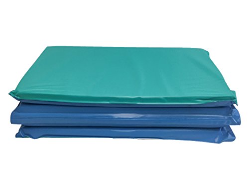 KinderMat DayDreamer Rest Mat, 1 Inch Thick, Blue/Teal, 10-mil Vinyl