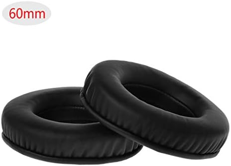 GUINV 2PCS Universal Headphone Foam Ear Pads Cushion Earpad Soft PU Replacement for Sony AKG Sennheiser ATH Philips Headphones