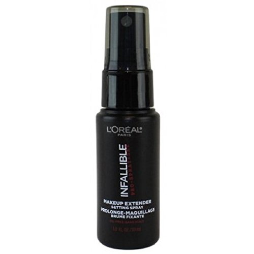 L Oreal Paris Cosmetics Infallible Pro-Spray and Makeup Extender, Setting Spray,Travel size 30 ml/1.0 fluid ounce, (Pack of 2)
