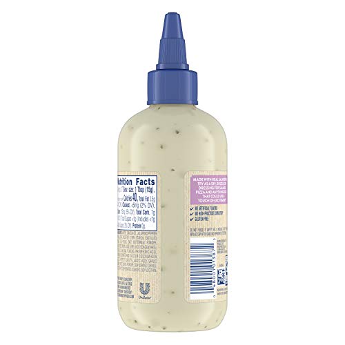 HELLMANN’S DRESSING AND DIP FOR BURGERS, SANDWICHES, AND MORE JALAPENO RANCH DRIZZLE SAUCE SQUEEZE BOTTLE 9 OZ