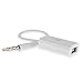 SmartEra Sync 3.5mm Male AUX Audio Jack to USB 2.0 Female Converter Cable (White)