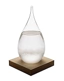 MLiu Creative Stylish Desktop Drops Storm Glass Crafts Weather bottle Forecast Bottle Barometer (Mini-612)