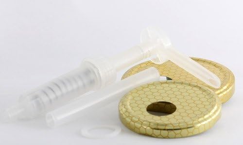 CCC Table Honey with Pump Dispenser Set with Lids