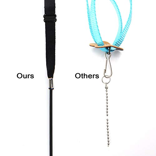 3 Adjustable+Parrot+Bird+Harness+Leash