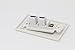 RiteAV - 2 HDMI and 1 Coax Cable TV F Type Port Wall Plate White Decorative