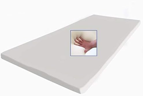 supply24 Gel/Gel Foam Mattress Pad Memory Foam Height 5 cm Mattresses Topper Soft Pad for Mattress Alternative Waterbed - White, 90 x 190 cm